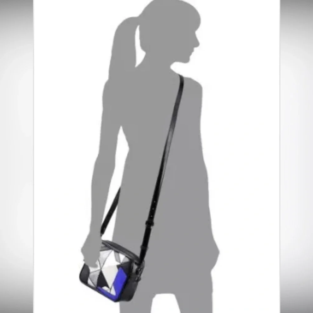 3.1 Phillip Lim 2012 ADXIAL PATCHWORK PATENT LEATHER CROSSBODY CAMERA BAG - Picture 14 of 14